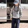 Conjunto Informal de Primavera y Otoño para Niñas 2026 Nuevo Estilo Moda Sudadera con Estampado de Letras para Niños Pantalones Cargo Conjunto de Dos Piezas