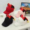 Comércio Exterior Boné de Beisebol Infantil Estilo Coreano Desenho Animado Fofo Algodão Mercerizado Boné Aba Curva Primavera e Outono Proteção Solar Chapéu de Menina Atacado