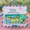 [Serie Hangzhou] Creativos Pegatinas Magnéticas Estereoscópicas de Madera para Refrigerador Ciudades Atracciones Turísticas Populares Souvenirs Culturales y Creativos