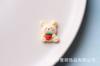 Celebridad de Internet Color Té con Leche Accesorios de Joyería diy Pegamento de Gota de Crema Carcasa para Teléfono Móvil Material de Adorno para la Cabeza de Belleza Oso Helado