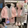 Estilo Verano Primavera y Otoño Algodón Conjunto para Niñas, Conjunto de Dos Piezas Infantil, Sudadera con Capucha, Elegante Casual Nuevo Estilo Chino