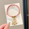 Pulsera con Colgante de Zongzi para Niños DIY Ajustable Festival del Bote del Dragón Cuerda Colorida 2026 Nueva Pulsera del Festival del Bote del Dragón Venta al por Mayor para Puestos de Mercado