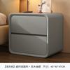 Mesa de Noche Dormitorio Multifuncional Lujo Ligero Madera Maciza Cajón Creativo Mesita de Noche Estilo Crema Almacenamiento Gabinete Multifuncional