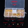 Accesorios para pendientes se pueden empaquetar venta caliente transfronteriza paquete de material para joyería de gancho de oreja hecho a mano traje de combinación de varios tapones para los oídos