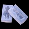 Molde de Gota de Pegamento de Cristal para Espejo Bolsa de Materiales Hechos a Mano DIY Molde de Silicona para Joyería con Goteo de Pegamento Oso Macho Oso Hembra Decoración