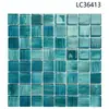 Azulejos de mosaico de cristal para piscina, piscina de observación, inodoro, estanque de peces, bañera, azulejos azules para casa de huéspedes