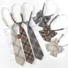 Ins Gravata Pequena Estilo Japonês Preppy Conjunto de Gravatas JK Estilo Estudante Masculino e Feminino Gravata de Camisa Laço Gola Preguiçosa Flor