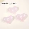 Acrílico Coração Grande Coração de Pêssego Acessórios DIY Bolsa Pendurada Corrente de Celular Material Pulseira de Miçangas Feita à Mão Chaveiro Miçangas