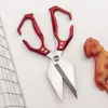 Tijeras de Cocina Estilo Nuevo King Kong Cabeza Grande Transfronterizas de Aleación de Aluminio Tijeras Multifuncionales de Acero Inoxidable Fuertes Engrosadas Tijeras para Pollo, Pato y Pescado