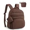 Mochila Mini Ligera de Plumas Transfronteriza con Bolsa de Almacenamiento, Mochila Casual Acolchada para el Día a Día, Mochila Escolar Impermeable
