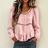 2026 Amazon Europeu e Americano transfronteiriço novo estilo moletom irregular camisa feminina top feminino casual
