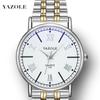 YAZOLE313Reloj de Cuarzo para Hombre Delgado con Graduación Romana Reloj para Hombre Moda Reloj de Negocios Reloj de Pareja