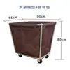 Carrinho de linho espessado específico para quartos de hotel, carrinho de armazenamento de roupa suja de aço inoxidável para lavanderia de hotel, carrinho de serviço, carrinho de empurrar manualmente