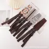 Nueva Correa de Hombro Amplia y Alargada Multicolor Ajustable Extensible Correa de Bolso de Compras Versátil de Gama Alta con Rayas de Diamante