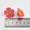 Flor de simulação flor de pereira flor de seda flor artificial tiara material diy grampo de cabelo flor guirlanda feita à mão acessórios de cabelo decorativos