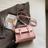 Bolsa pequena portátil de cor contrastante estilo estrangeiro de alta qualidade transfronteiriça para mulheres 2025 nova moda bolsa tiracolo bolsa pequena para o dia a dia