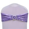 Fronteira não vinculativo elástico encosto de cadeira flor hotel casamento casamento lantejou encosto de cadeira laço spandex capa de cadeira tira decorativa