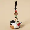 Chaveiro Pingente Escultura em Madeira Pássaro Azul Tit Carved Handmade para Homens e Mulheres, Decoração Fofa para Mochila, Presente de Aniversário