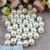 Perlas de imitación de ABS de doble agujero hechas a mano, de 3 a 20 mm, redondas, accesorios de joyería para mujer