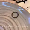 Anillo Liso Simple Anillo de Cerámica Pura para Hombres y Mujeres, Estilo Frío Normcore, Anillo para Dedo Índice Personalizado Venta al por Mayor