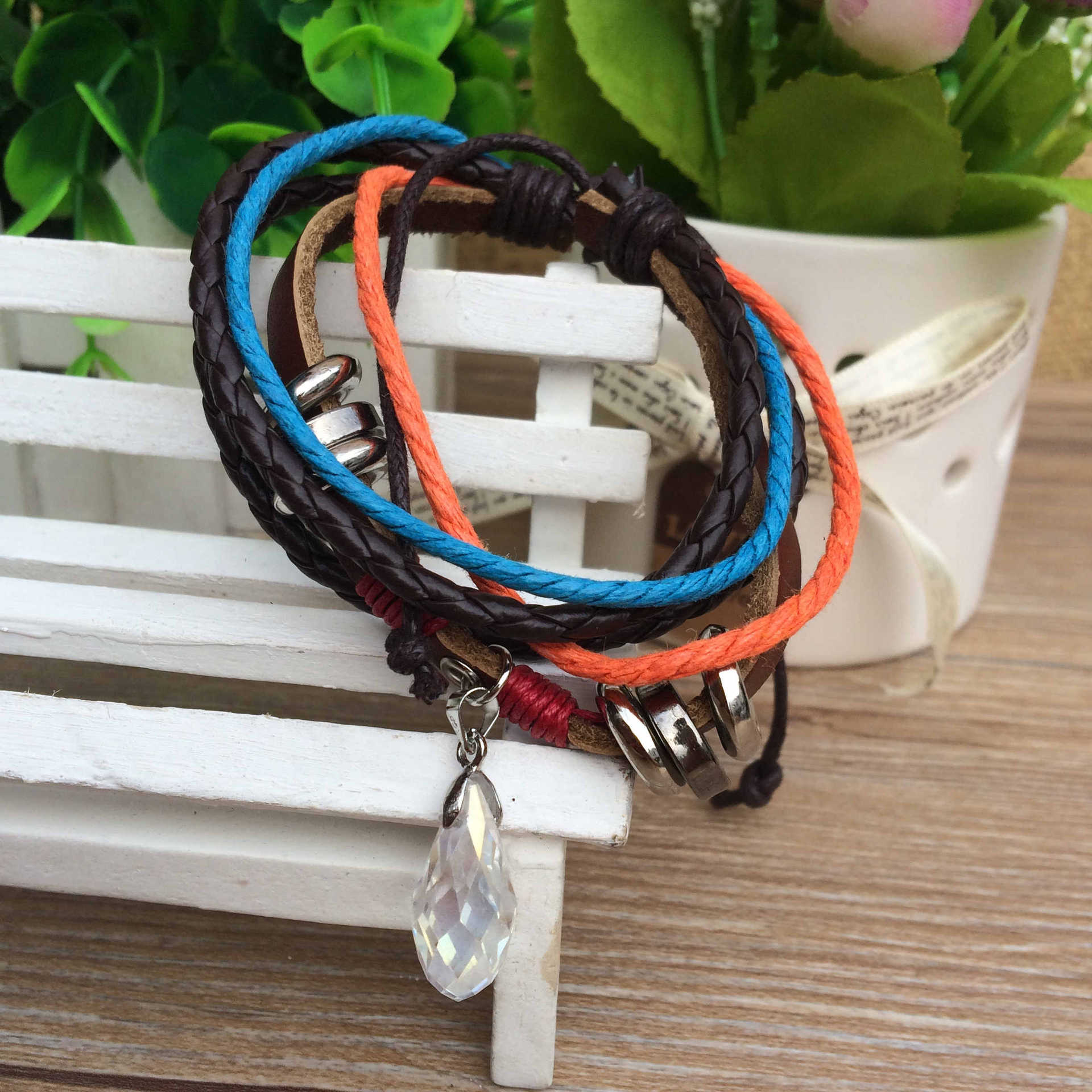 刀剑神域结衣之心(白)真皮手链A