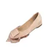 Zapatos de mujer bajos color nude con hebilla cuadrada de boca poco profunda, zapatos planos de otoño 2026, nuevo, temperamento deslumbrante, para ir al trabajo
