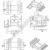 Esqueleto transformador EFD15 Esqueleto de alta frecuencia EFD15 patch 6 6