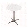 Mesa Cuadrada de Color Nogal para Uso Doméstico, Mesa de Comedor para Uso Comercial, Mesa de Comedor de Madera Maciza para Restaurantes, Mesa de Comedor de Pizarra para Restaurantes de Comida Rápida