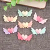 Accesorios para el Cabello de Alas Tocado Accesorios de Pasador para Niños Accesorios de Resina Pegamento de Crema DIY Paquete de Materiales para Funda de Teléfono Móvil con Forma de Corazón
