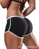 Night Charm Nuevo Verano Estilo Europeo y Americano Talla Grande para Mujer Sexy Color Sólido Cintura Baja Deportivos Ajustados Shorts que Levantan los Glúteos