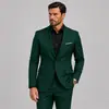 Traje casual de comercio exterior transfronterizo para hombre, conjunto de dos piezas con blazer de dos botones y pantalón con estampado digital