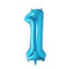 Globo digital de 16 pulgadas del 0 al 9 para Año Nuevo, luna llena, fiesta de cumpleaños, decoración, globo de película de aluminio degradado, venta al por mayor