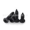 Tornillos Autorroscantes Redondos Endurecidos Negros de Acero al Carbono M1-M5 Tornillos Pequeños de Precisión Digital para Teléfono Cabeza Pan