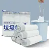 Bolsas de Basura con Cordón, Bolsas de Basura Gruesas para Hogar y Cocina, Bolsas de Plástico Blancas Grandes, Bolsas de Basura con Asa al por Mayor