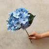 Fabricante Venta al por Mayor Exportación Hortensia Artificial Individual 96 Piezas Boda Decoración del Hogar Arreglo Floral Hortensia Europea