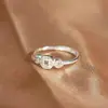 Novo Anel Estilo Chinês com Tema de Dinheiro com Design de Nicho, Anel Aberto, Anel de Personalidade Simples Retro de Moeda, Versátil para o Dia a Dia
