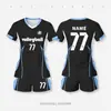 Conjunto de Uniforme de Vôlei, Camisa de Vôlei Feminina com Design Estampado, Traje Esportivo Respirável de Secagem Rápida, Uniforme de Vôlei Estampado Digital em Corpo Inteiro