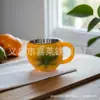 Taza de Resina Creativa Linda con Forma de Fruta para Mascotas Transfronteriza Taza Creativa Taza Naranja Taza de Calabaza Europea y Americana para Oficina