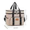 Bolsa de picnic para camping al aire libre de gran capacidad transfronteriza, bolsa portátil con aislamiento de papel de aluminio engrosado y refrigeración, bolsa de hielo para conservación de frutas