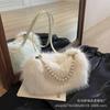 Bolsa Peluda Popular Transfronteriza para Mujer 2026 Nuevo Estilo de Moda Otoño e Invierno Bolsa de Felpa Estilo de Nicho Bolso Cruzado Casual