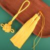 Nó auspicioso de duas cores borla combinação diy novo chinês handmade jóias borla pingente borla antigo palácio acessórios