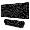 Alfombrilla de ratón antideslizante con diseño creativo para sala de juegos, resistente a las manchas y fácil de limpiar, alfombrilla grande para teclado para estación de trabajo, alfombrilla de ratón de tela Jiaji