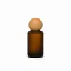Frasco Cilíndrico con Hombro Inclinado Marrón a Prueba de Luz de 15 ml 30 ml con Gotero del Fabricante Sellado a Prueba de Fugas Tipo Gotero
