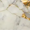 Pegatinas de Azulejos 3D de Imitación Transfronterizas, Pegatinas de Pared Decorativas 3D Autoadhesivas Impermeables de PVC para Baño con Imitación de Mármol Antiincrustantes