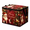 Caja de almacenamiento plegable temática de Navidad, hecha a medida, transfronteriza, para juguetes, especialmente diseñada para organizar ropa, con tapa y gran capacidad