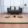 Colchão Tatami Dobrável Estilo Japonês 3E Fibra de Coco Juta Tapete de Chão Espessado Sala de Chá Varanda Tapete de Chão Tapete para Quatro Estações
