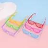 En Stock Fabricante de Comercio Exterior Transfronterizo Gafas de Juguete para Fiesta de Máscaras Deslumbrantes Decoración de Fiesta Sin Lentes