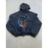 Sudadera chaqueta con cremallera, manga larga, estampada Y2K, corte holgado, sudadera con capucha vintage, ropa urbana de moda, estilo high street