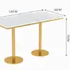 Mesa y Sillas de Negociación para Celebridades de Internet Combinación Mesa Redonda Pequeña Una Mesa Cuatro Sillas Tienda de Té con Leche Cafetería Oficina de Ventas Mesa y Sillas de Recepción de Oficina