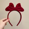 Diadema de estilo coreano kawaii para niña, bonita diadema de felpa con dibujos animados para otoño e invierno, diadema para lavarse la cara a presión con el pelo de niña dulce